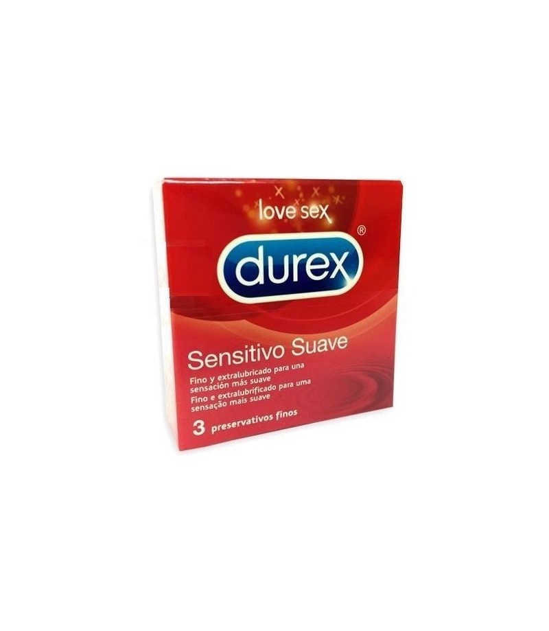 Preservativo Durex Sensitivo suave 3 uni. Preservativo Durex Sensitivo suave 3 uni.