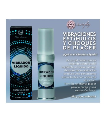 Vibrador liquido estimulador unisex