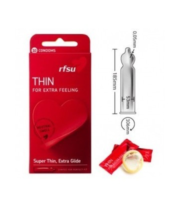 Preservativo Rfsu extra fino Thin 10 uni.