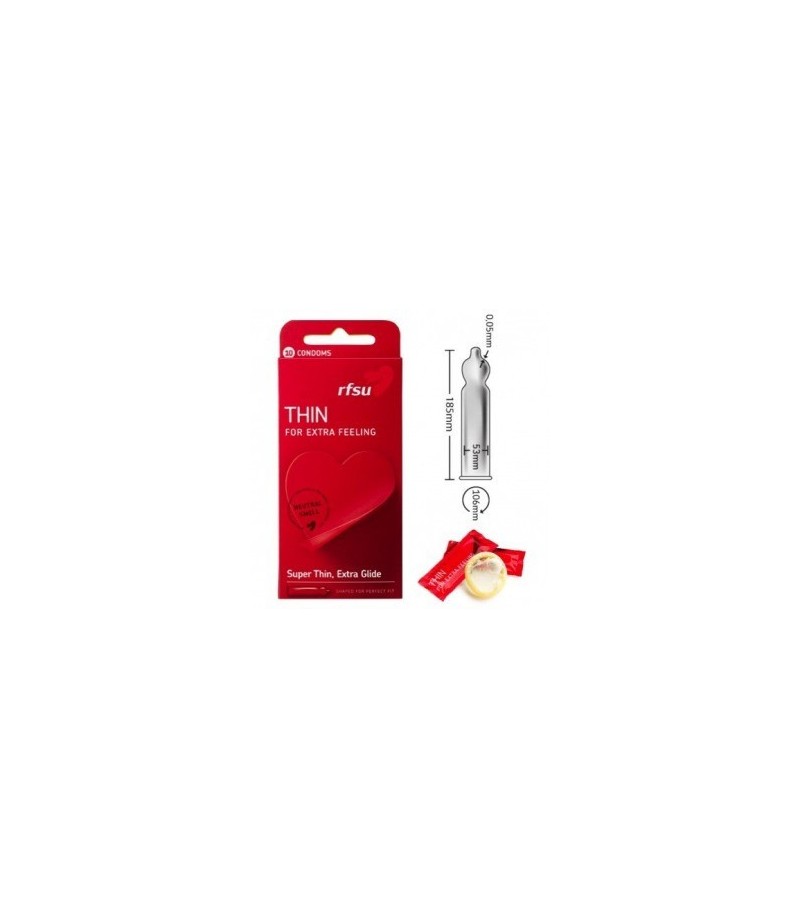 Preservativo Rfsu extra fino Thin 10 uni. Preservativo Rfsu extra fino Thin 10 uni.