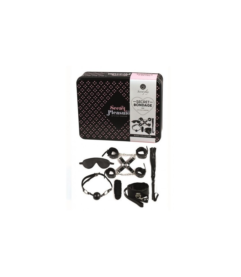 Kit sado negro 8 piezas Kit sado negro 8 piezas