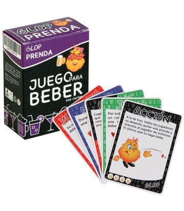 Juego de cartas para beber Prendas