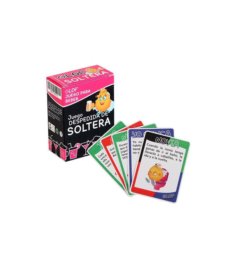 Juego cartas Glop despedida soltera para beber