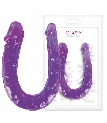 Dildo doble morado