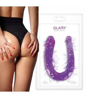 Dildo doble morado