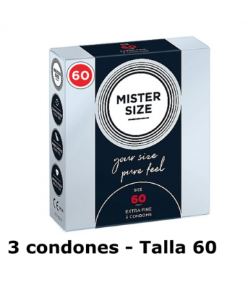 Preservativo Mister size 60...