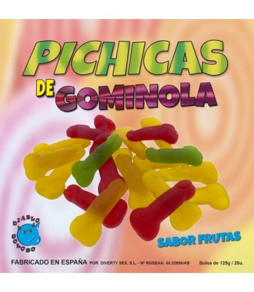 Pichicas de gominola sabor...